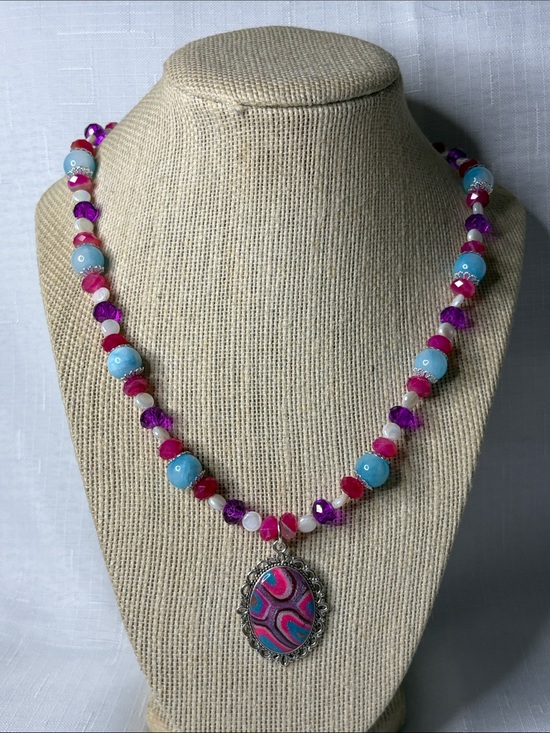 Real Diehl Jewelry Jewelry - Handcrafted “The Funfetti Cotton Candy” Necklace